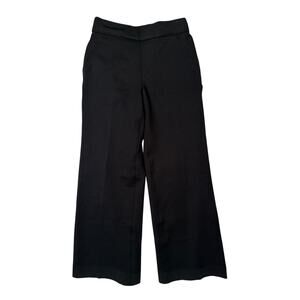 SPANX Black Wide-Leg Chinos